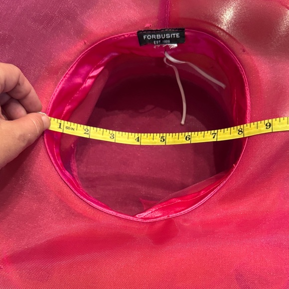 Vibrant Pink and Orange Women's Kentucky Derby/Church Hat - Picture 7 of 7